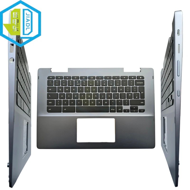 UK ภาษาอังกฤษ Backlight แป้นพิมพ์แล็ปท็อปสําหรับ Dell Chromebook 7486 2-in-1 A187V1 0G3H3T 0XMY5P สี