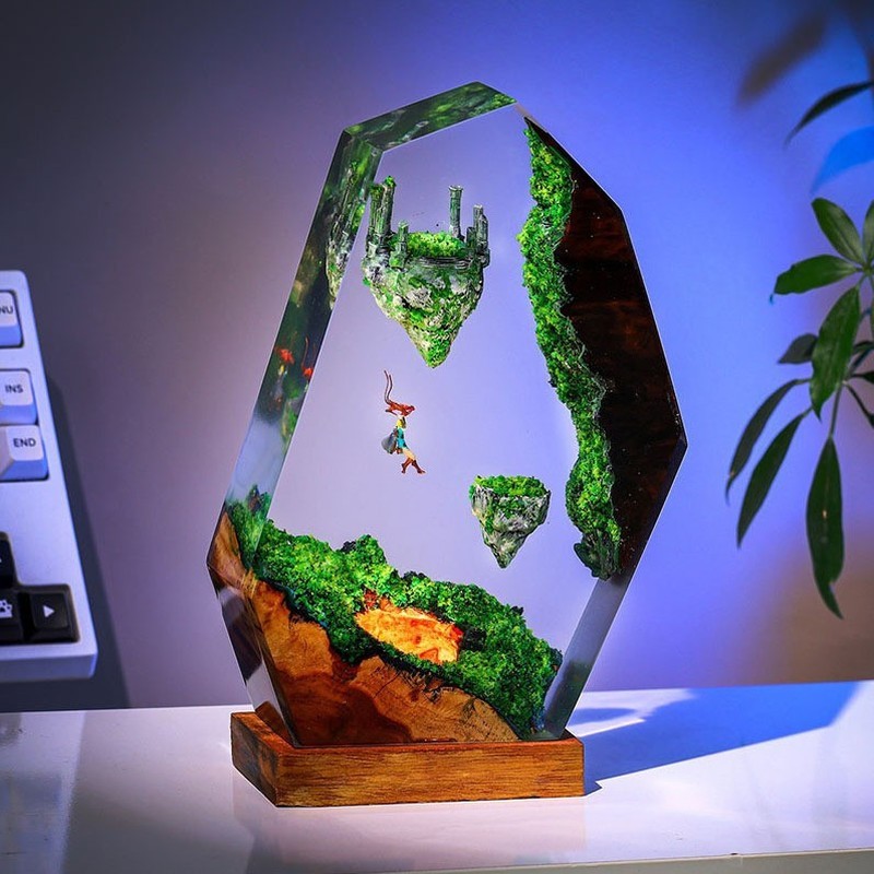 Zelda Sky Island The Legend of Zelda Crafters Merchandise เครื่องประดับ Zelda Island โต๊ะเล่นเกมพร้อ