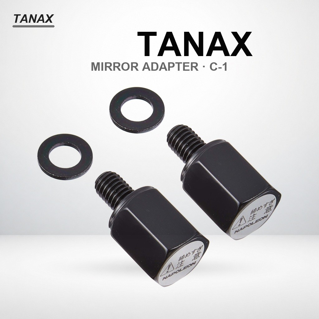 กระจกมองข้างมอเตอร์ไซค์ Tanax (Napoleon) รุ่น C-1 เกลียว | Tanax Napoleon C-1 Motorcycle Mirror