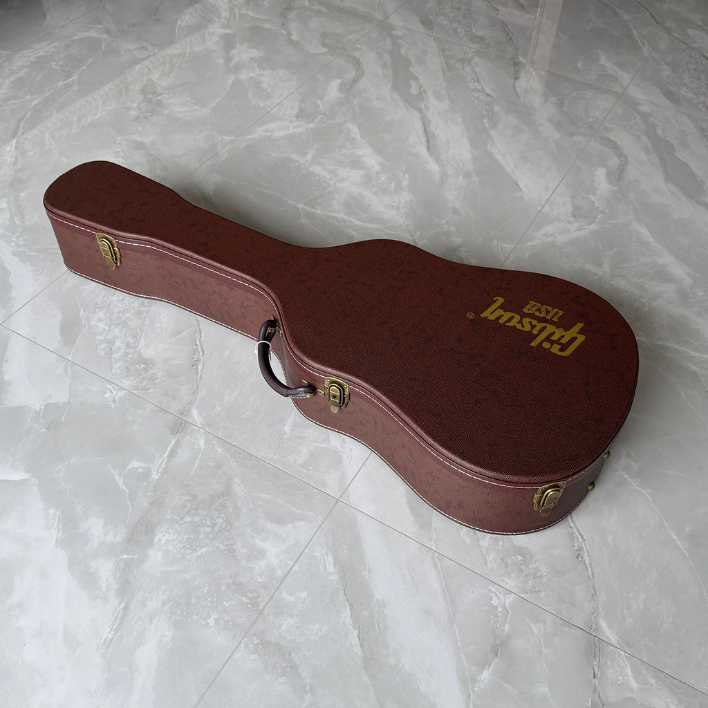 Gibson Gibson137 ซม.อะคูสติกกีตาร์ Hummingbird Pigeon J45 เปียโน High-End Retro สีน้ําตาลเปียโนกรณี