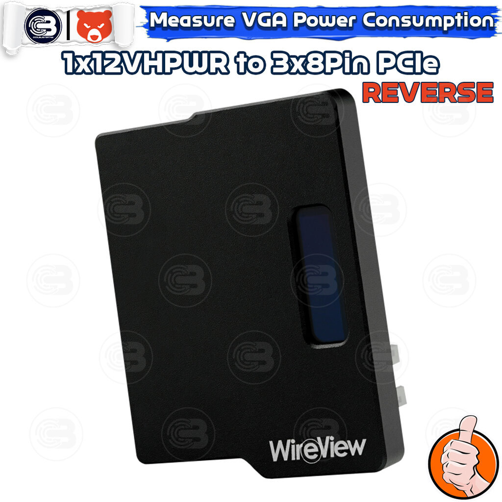[CoolBlasterThai] THERMAL GRIZZLY WIREVIEW (WVP38H1R) 1x12VHPWR to 3x8Pin PCIe Reversed GPU Power Co