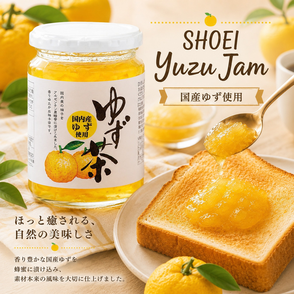 *พร้อมส่ง*🍊แยมยูสุ Yuzu Jam ผลิตจากส้มยูซุที่ปลูกในญี่ปุ่น 🇯🇵 430g Made in Japan 🇯🇵