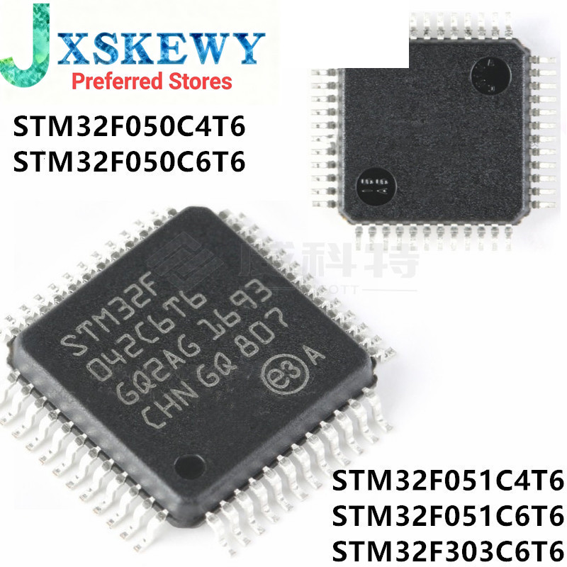 สินค้าใหม่ (1 ชิ้น) 100% ใหม่ STM32F042C4T6 STM32F050C4T6 STM32F050C6T6 STM32F051C4T6 STM32F051C6T6T