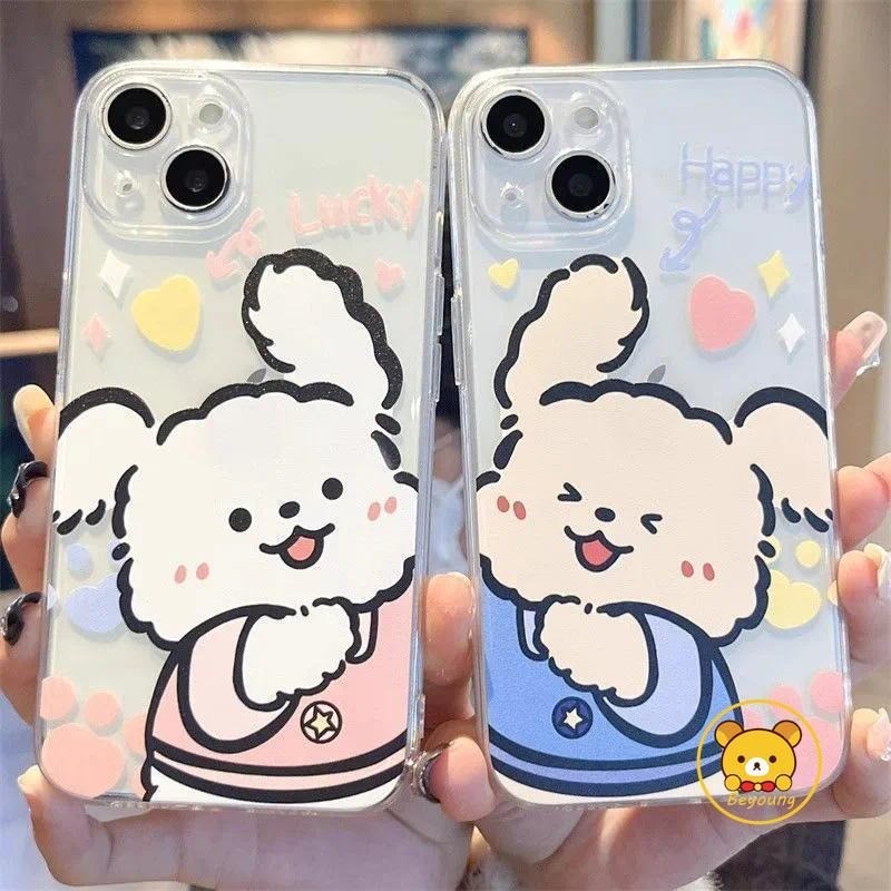 สุนัขน่ารักคู่เคสโทรศัพท์สําหรับRedmi Turbo 5 Max 4 3 Y3 Y2 Y1 A7 A5 A4 5G A3X A3 A2 A1 Plus 8 8A 7A