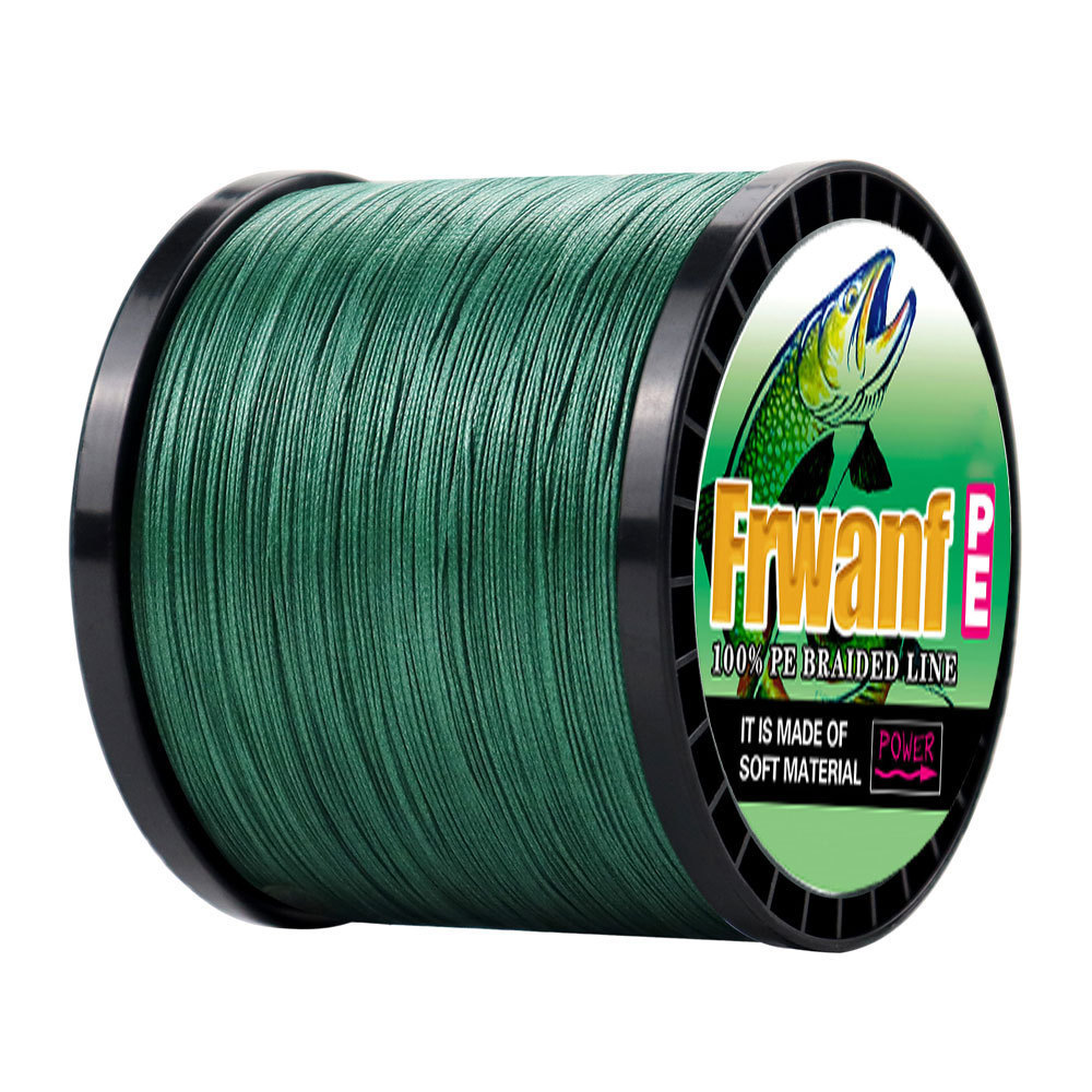 FRWANF 300M 16 Strands สายถักปลาคาร์พสายตกปลาถักสายตกปลา PE สาย PE ทนทาน 100% PE Zero ยืด