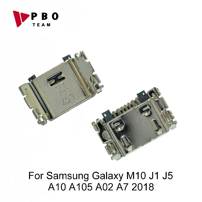 10/200 ชิ้น/ล็อต USB ชาร์จพอร์ต Socket Charger Dock Connector ซ่อมสําหรับ Samsung Galaxy M10 J1 J5 A