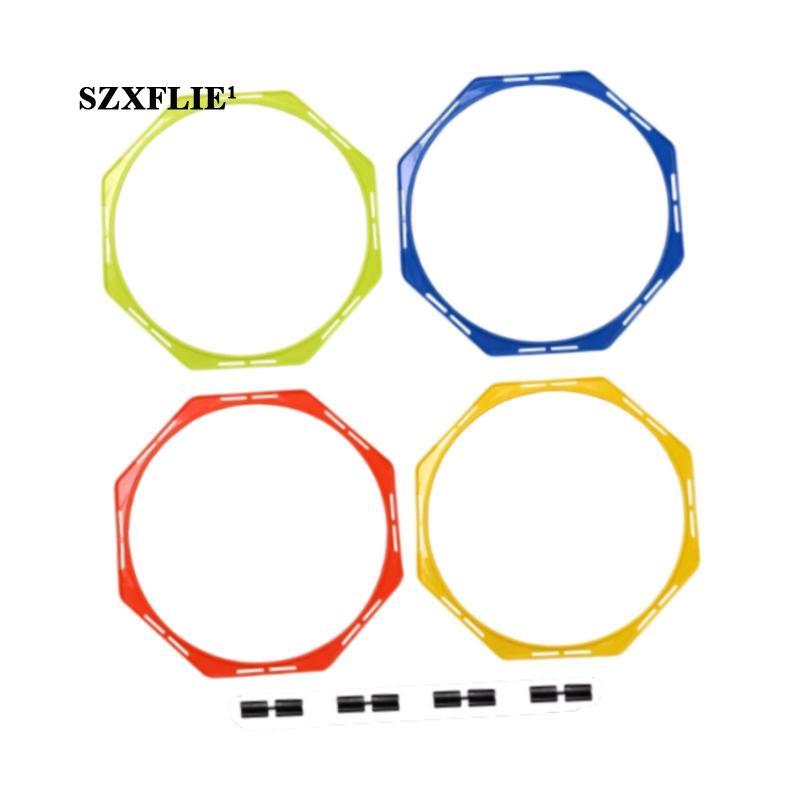 [Szxflie1] Speed Agility Training Rings PP Footwork Balance Hoops Sports Speed Circles อุปกรณ์ออกกํา