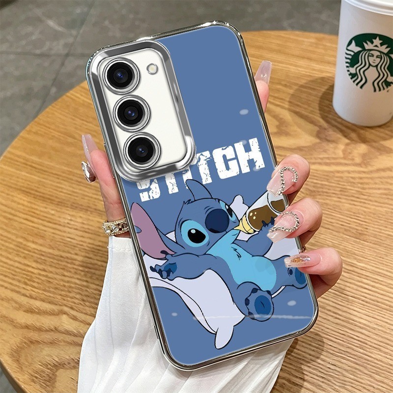 Imamura สําหรับ Huawei Nova 4E ขวด Stitch เคสการ์ตูน All-รอบ 4 มุม Anti-Fall ฝาครอบกันชนเคสโทรศัพท์