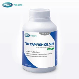 MEGA We care เมก้าวีแคร์ Tiny cap Fish oil 30's ไทนี่ แคป ฟิช ออยล์ 30 เม็ด (TN030M)