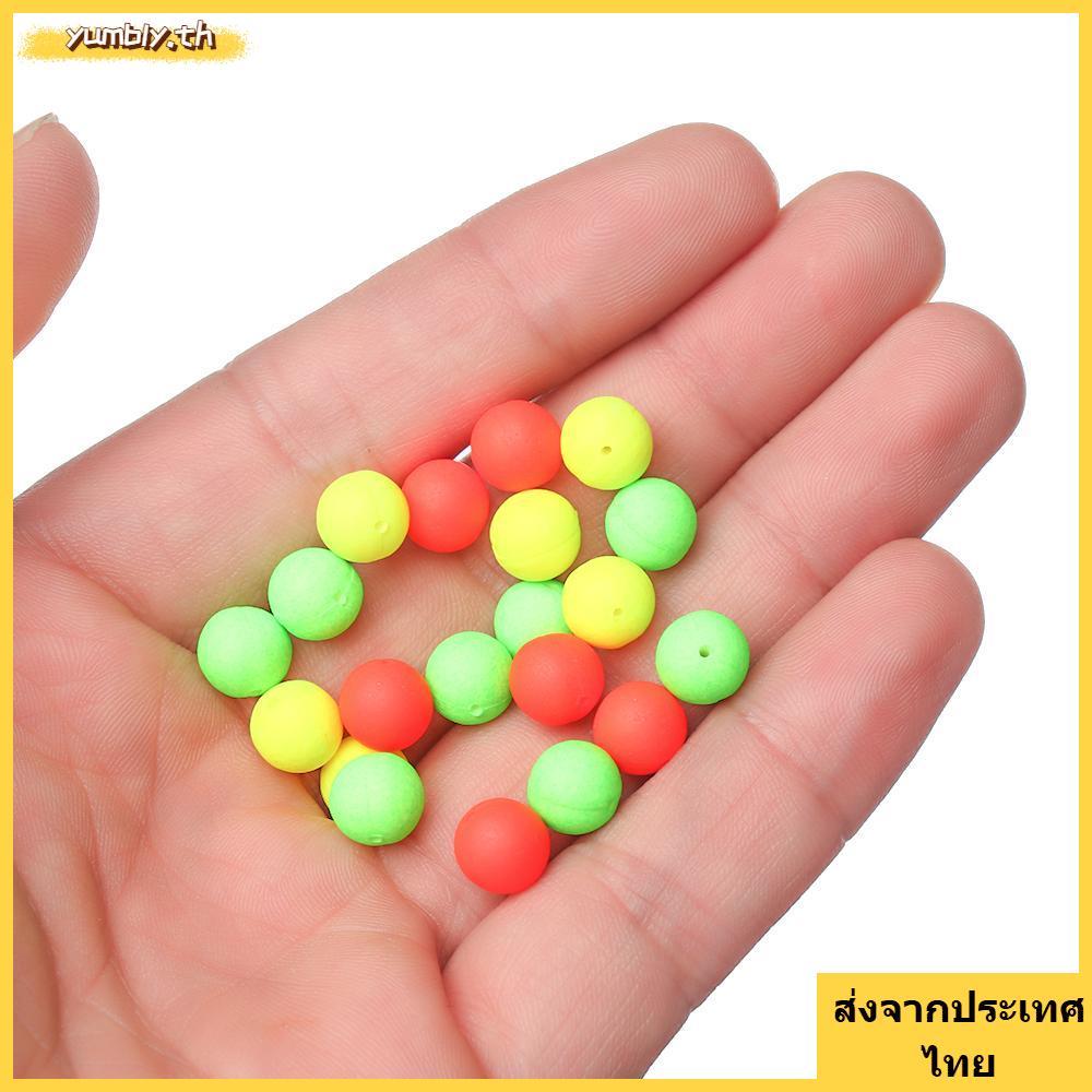 จัดส่งจากประเทศไทยYUMBLY 100PCS Foam Floats Ball Night Stoppers EPS Beans