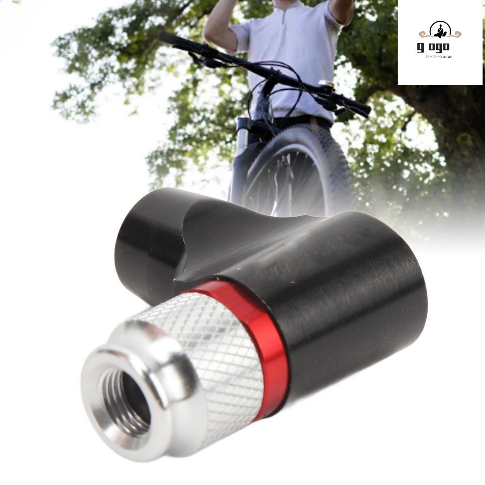 GOGOU จักรยาน CO2 Inflator,สีดําโฟมแขน CO2 จักรยานยาง Inflator,น้ําหนักเบาอลูมิเนียม Presta และ Schr
