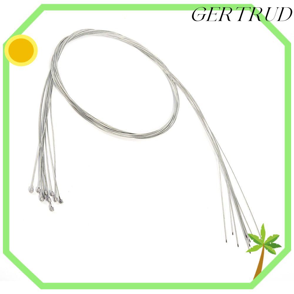 GRTRUD 10 ชิ้นจักรยานเสือหมอบสายเกียร์,สแตนเลส Shifter สายสําหรับขี่จักรยานถนนที่ครอบคลุม Shifter ชุ