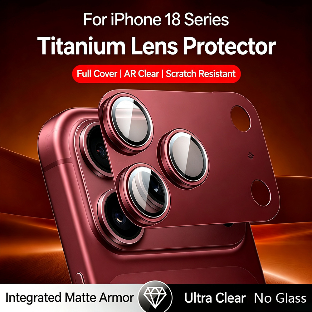 ตัวป้องกันเลนส์กล้องโลหะสําหรับ iPhone 18 Pro Max HD AR สอดใส่ AF Anti-Fingerprint สําหรับ iPhone 18 Pro 18 ฟิล์ม