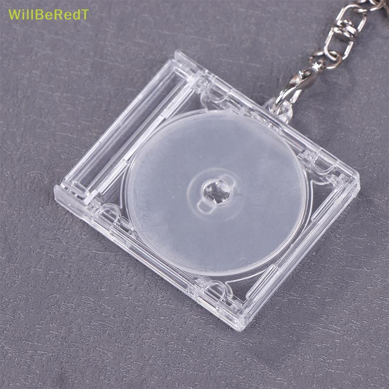 [WillBeRedT] Nk Album Mini CD Case Keychain CD Player Keyring Peripheralmemorative Album Key Holder 