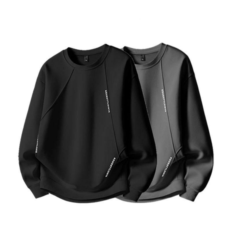 [M-8XL]Size Up เสื้อฮู้ดแขนยาวผู้ชายหลวมฤดูใบไม้ร่วงไขมันแขนยาวด้านบน