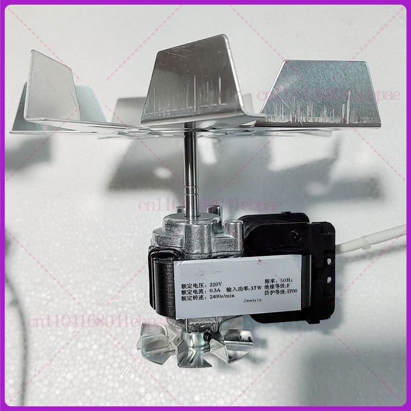 Hot Air Circulation พัดลมตู้ฆ่าเชื้อเครื่องทําความร้อนอุปกรณ์อะไหล่ 220V 0.3A 2400R/Min YJF63/20-2 3