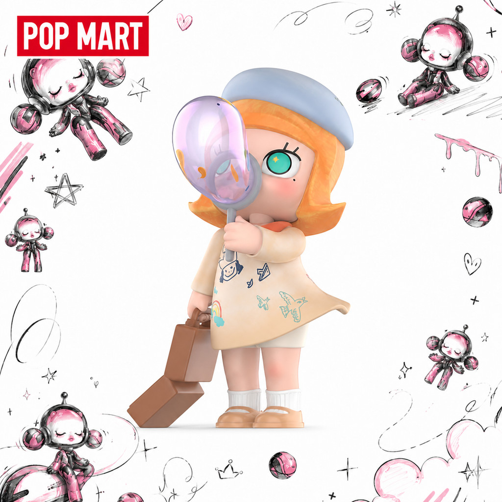 P POPMART MOLLY Dream Chasing Bubble Figure Gift