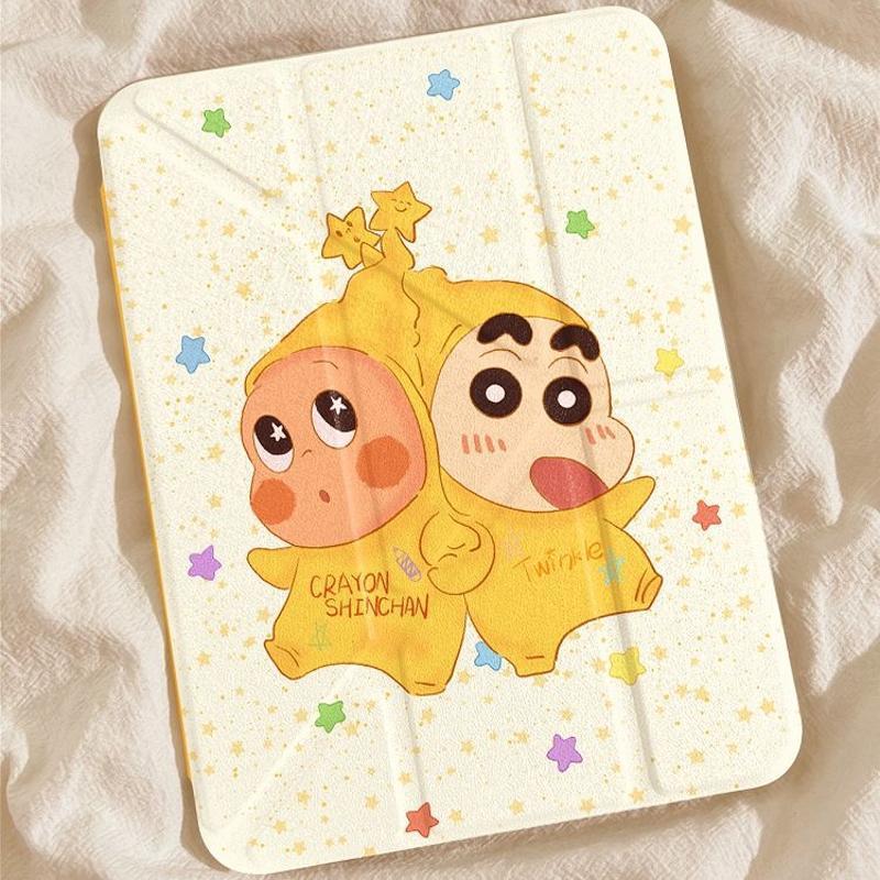 [โชคดี] Starman Shin-Chan iPad 12th Generation MINI7 เคสป้องกัน air6/7/8 เคสป้องกัน pro37 ซม.A16 เคส