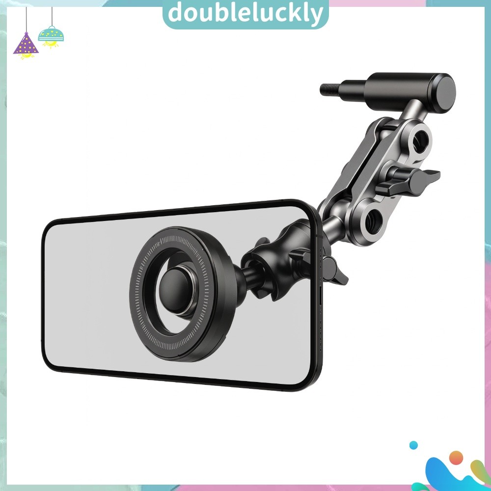 ✿ดล1♣  ที่วางโทรศัพท์แม่เหล็ก A-Pillar 360° ลูกหมาก Dual สําหรับ Land Cruiser