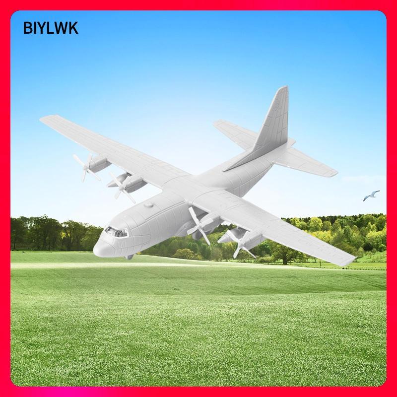 [Phenovo] 1/144 Transport Plane Model Aircraft Toy 4D Assembled Model US C130 Miniature