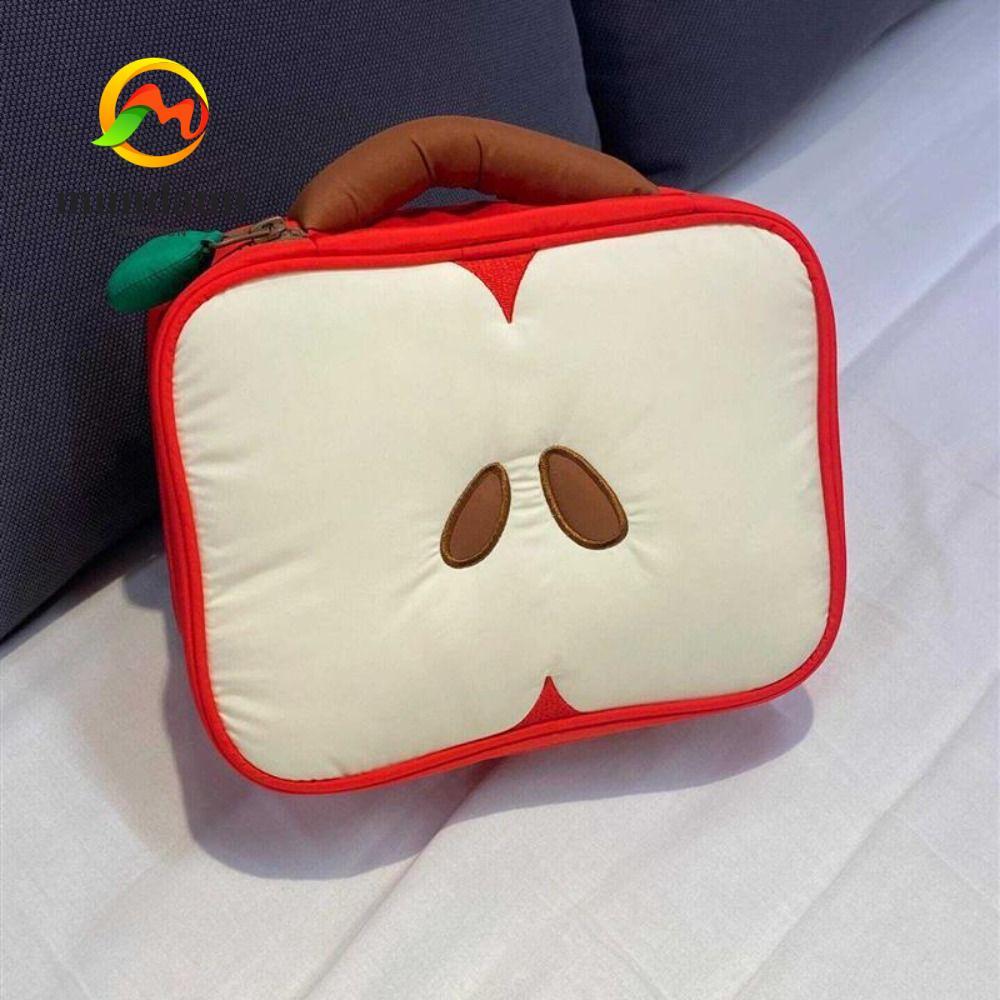 MUNDAUN Travel Toiletry Bag, Pattern Light-weight Makeup Bag, Cute Large Portable with Channels Stor