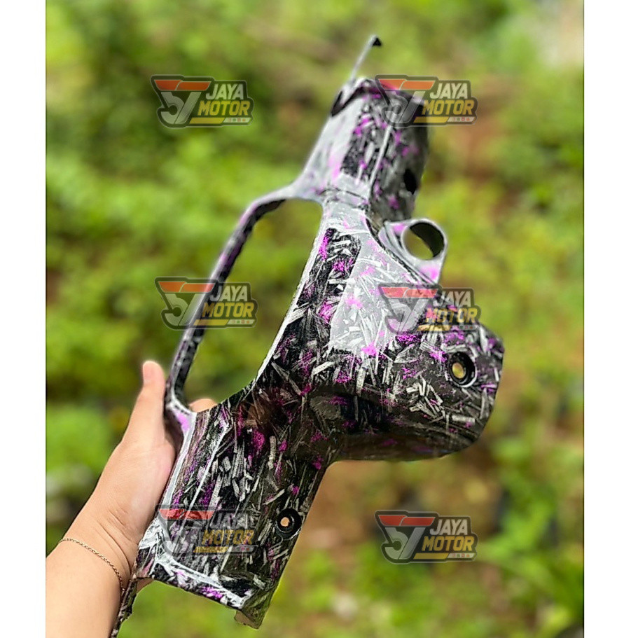 UNGU Grand Astrea Carbon Forged Purple Shell - Motorcycle Grand Astrea Carbon Forged Purple