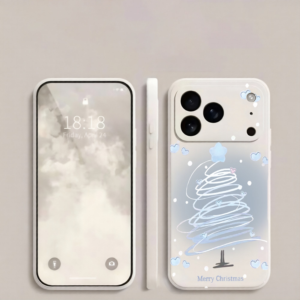 Blue Line Christmas Treeเคสโทรศัพท์เหมาะสําหรับXiaomi 17U 17TPro 17T 15U 15 14U 14Pro 13Pro 12Pro 12