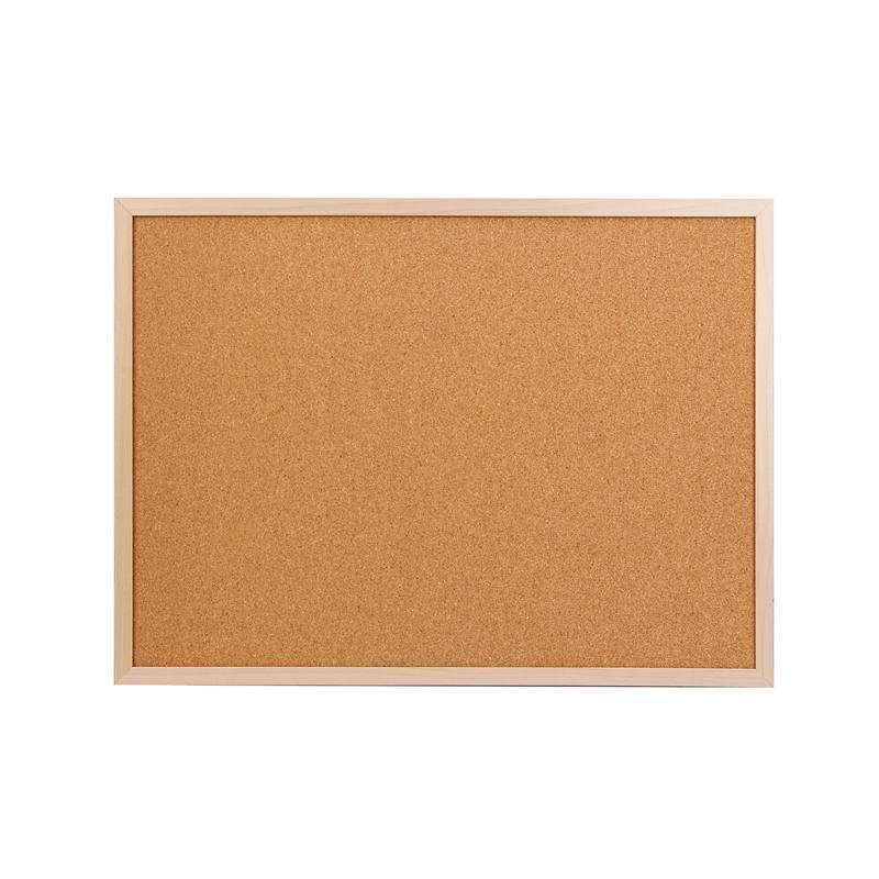 บอร์ดติดประกาศไม้ก๊อก ขอบไม้ ONE ขนาด 45x60 ซม.