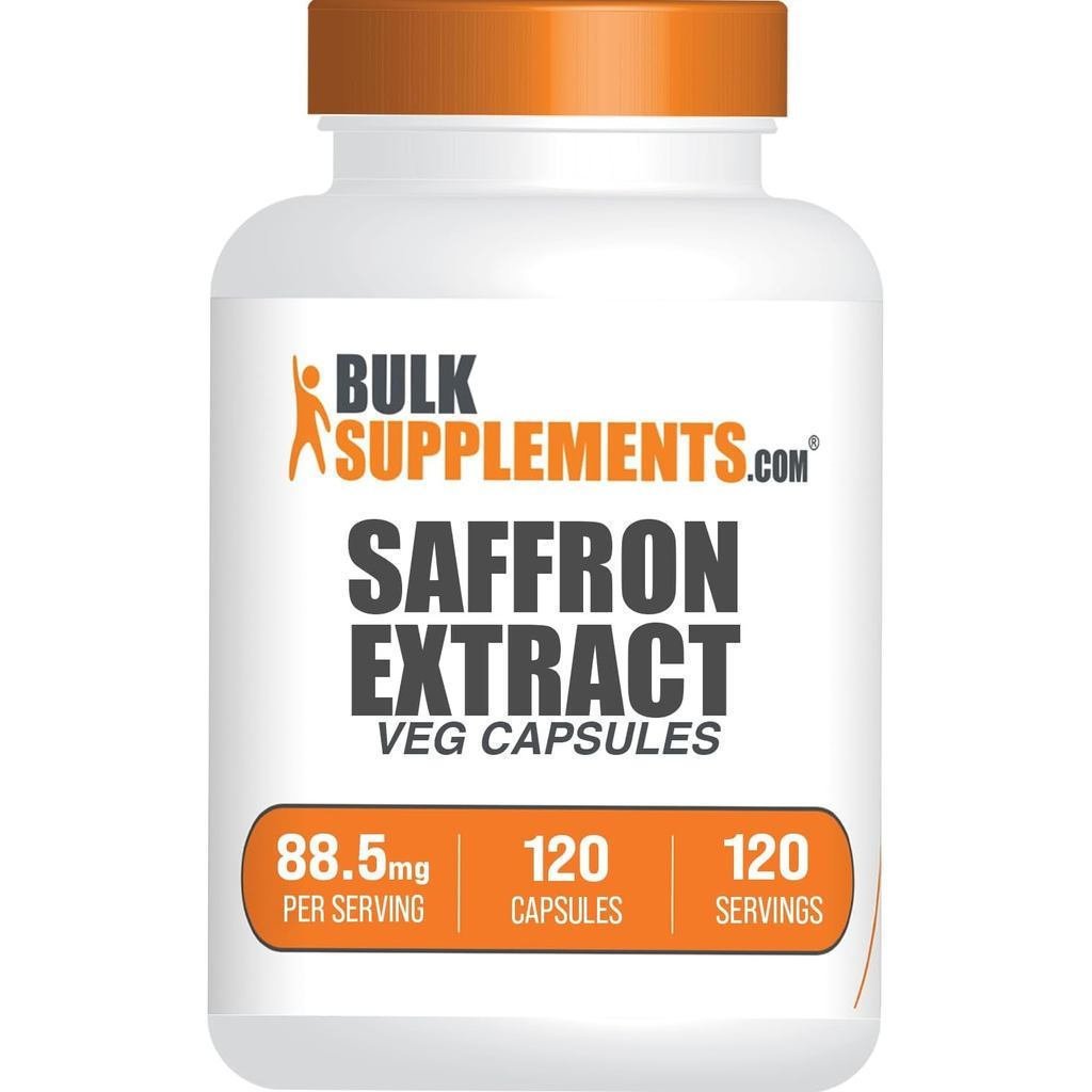 Bulkplements.com Saffron Extract Capsules - Peoplements, Saffron Extract 88.5mg - Vegan & Gluten Fre