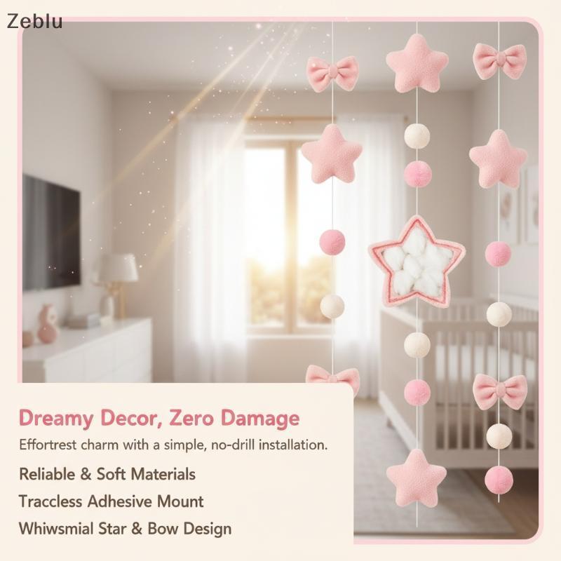 Zeblu สีชมพูตุ๊กตาหัวใจแขวนตกแต่ง 26 ชิ้นนุ่มปุยชิ้นฟรี Strings สําหรับ Shop หน้าต่างจอแสดงผล Holida