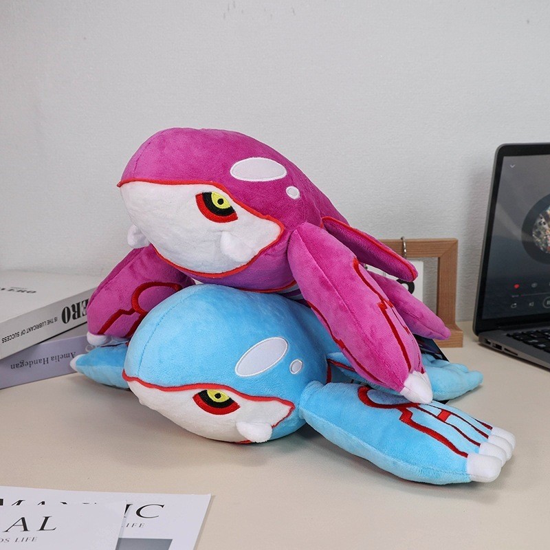 34 ซม. Kyogre ตุ๊กตา Kyogre Metagross Magnemite ตุ๊กตา Plush Pikachu Peluche Steelix Rayquaza Vapore