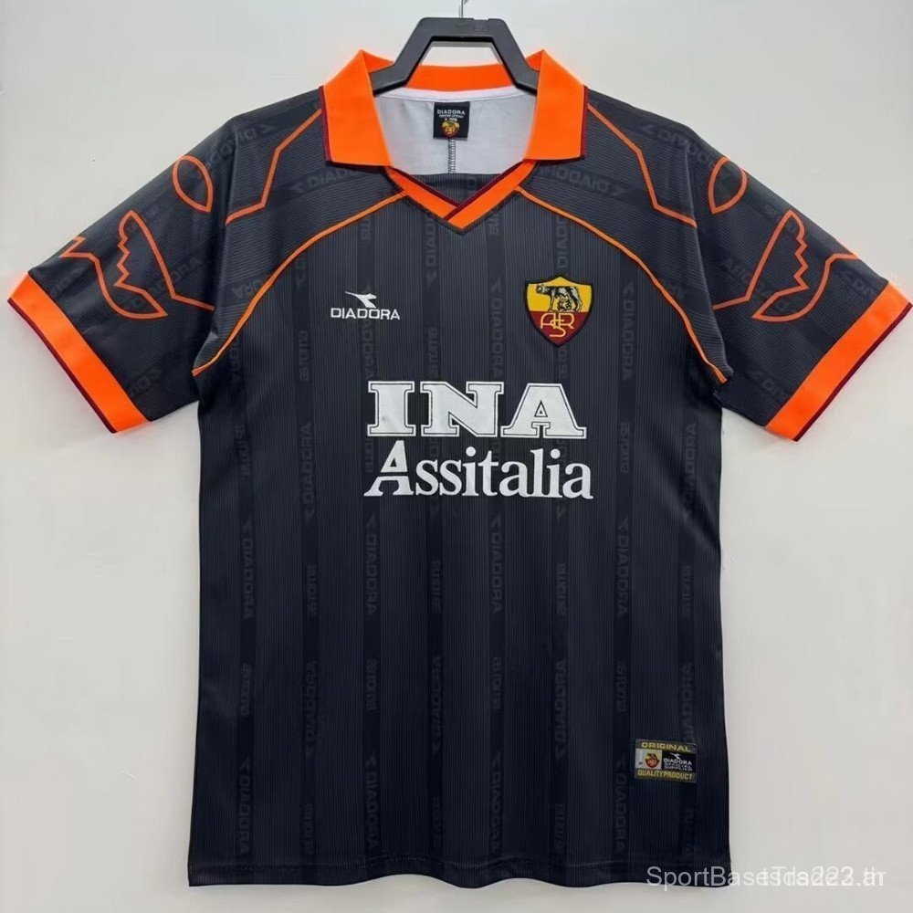 1998-99 Game Season (99-00 Game Season) Roman Retro Style Home and Away Football Jersey Tody Nakajim