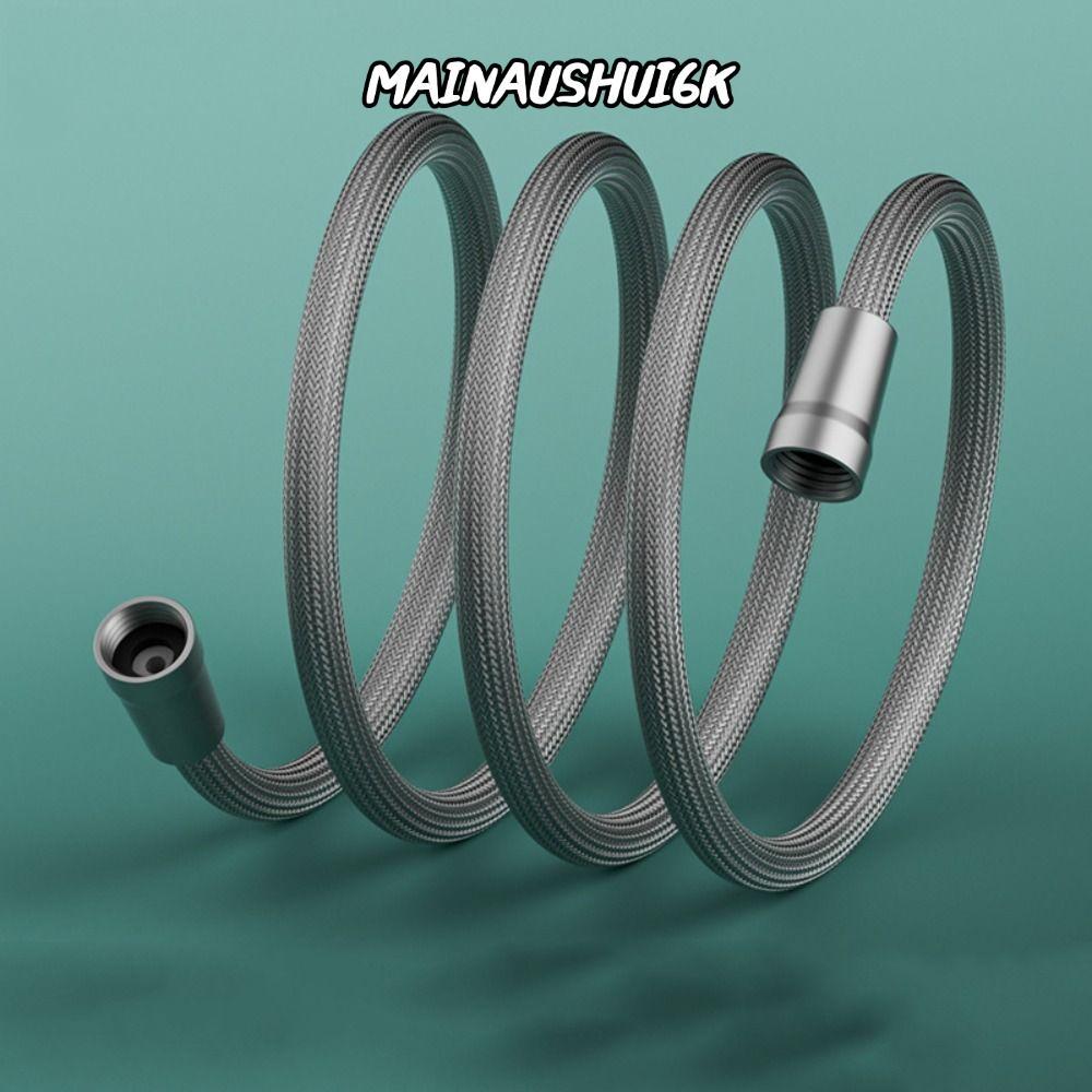 MAINAUSHUI6K 1.5/2 เมตร สายฝักบัวมือถือ, ยืดหยุ่น Anti Winding Shower Tube, ทนทานแรงดันสูง GI/2 Univ