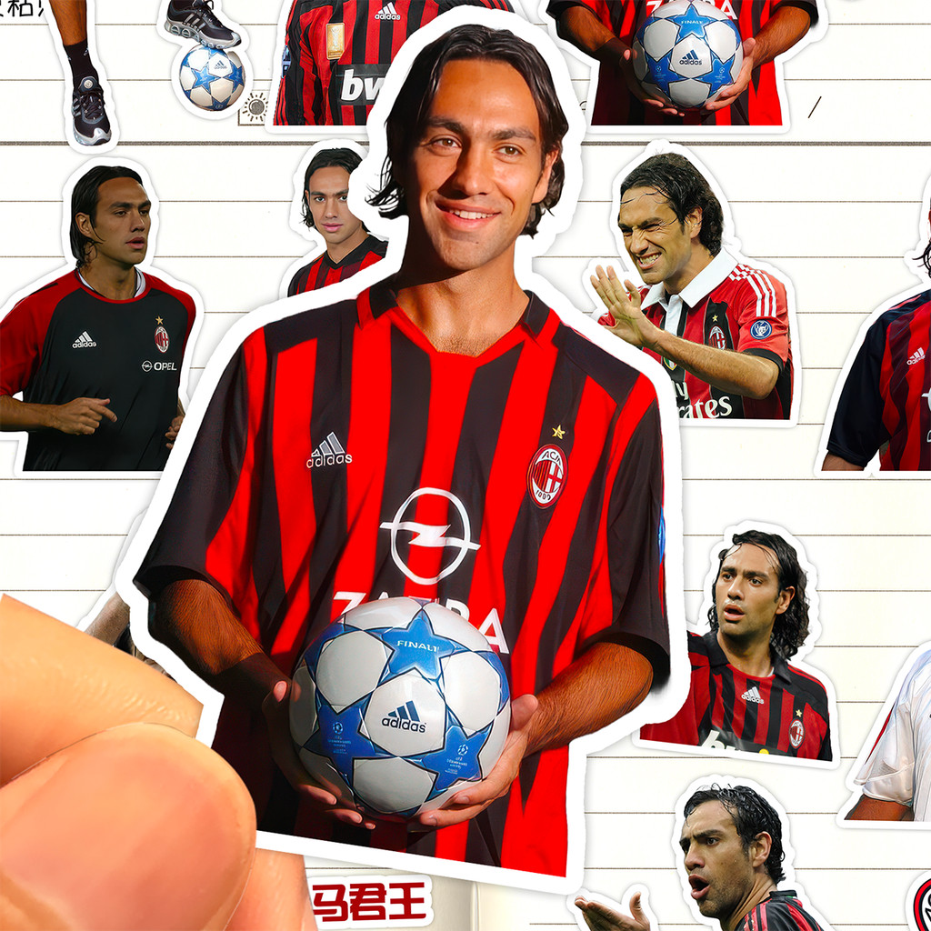 Alexandro Nesta Sticker HD Waterproof AC Milan Player Alessandro Nesta Sticker