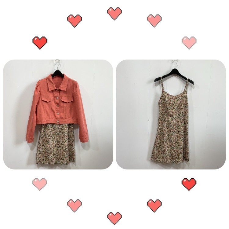 SL Size [VN] แฟชั่นผู้หญิง All-Match Denim Top+ชุดกระโปรงสลิง 22-4-020 31SU201