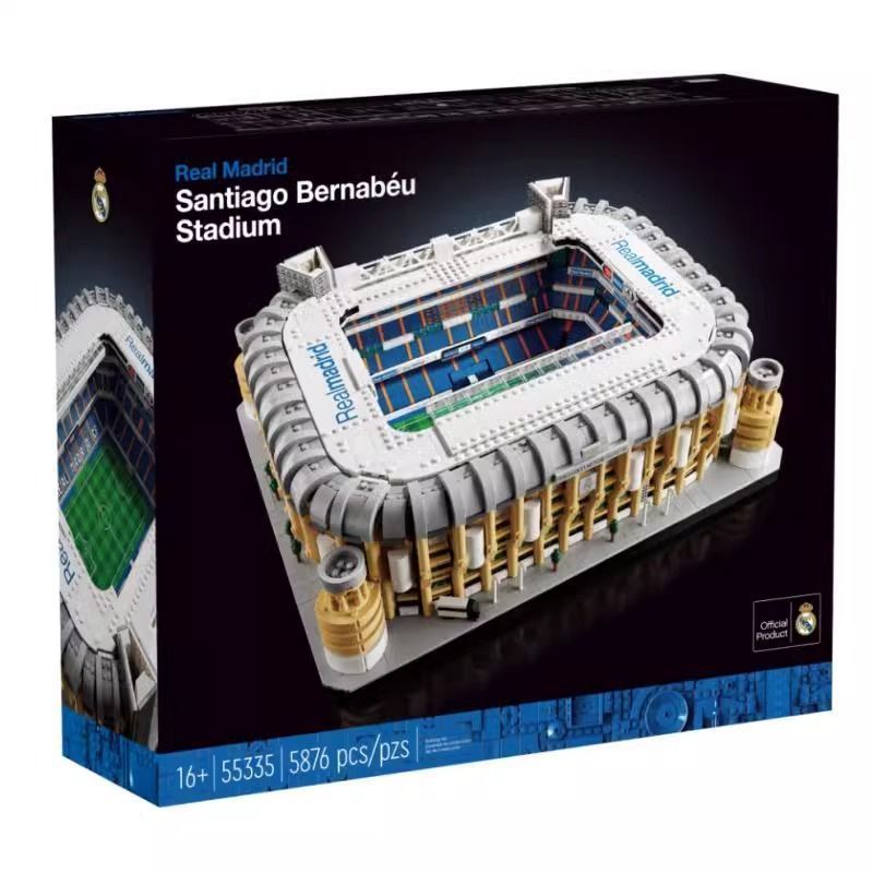 เข้ากันได้กับ 10299 Bernardo Stadium Xijia Royal Horse Home Fan Adult Assembly Boy ของเล่นเด็ก