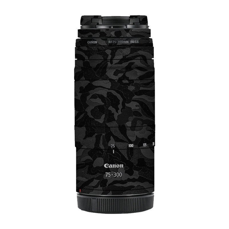 Donkey เดินเหมาะสําหรับ Canon RF75-300 F4-5.6 ฟิล์มป้องกันคาร์บอนไฟเบอร์ 75 300 สติกเกอร์หนัง