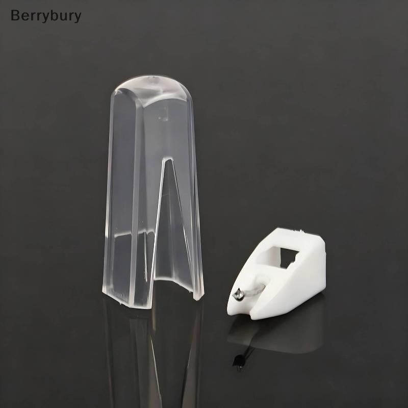 Berrybury Stylus เข็มทําความสะอาดง่ายพลาสติกฝาครอบป้องกันกันฝุ่นสําหรับ Ortofon OM 5E 3E Turntable ใ