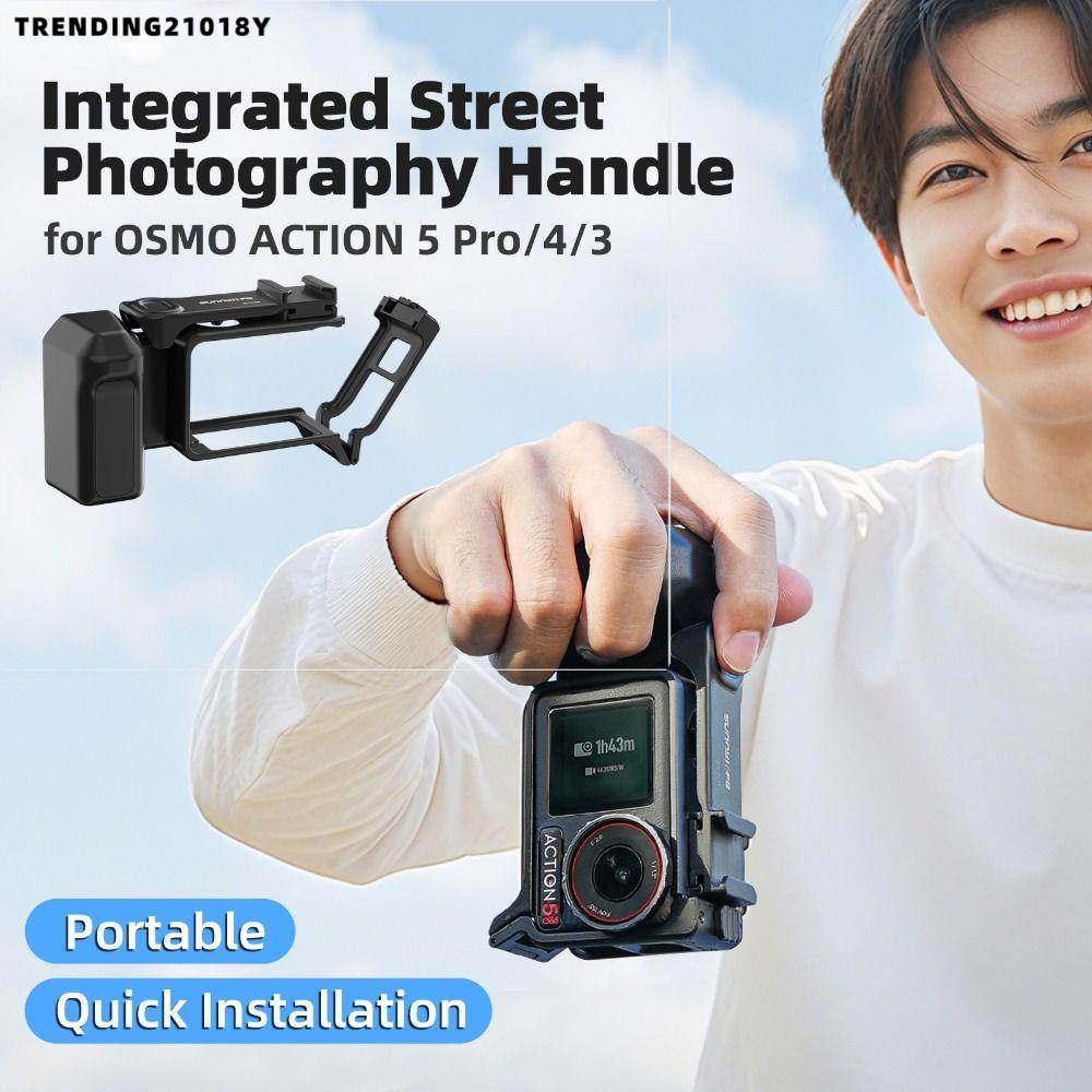 TRENDING21018Y Xplorer Grip Kit กรอบกล้อง,พลาสติก Quick Release กล้อง Grip Handle, รองเท้าเย็นน้ําหน