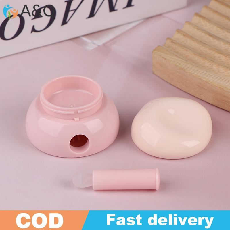 A&Q 3.5g Mini Cosmetic Empty Jar Pots Makeup Skincare Container Face Cream Box Lip Balm Box With Sil