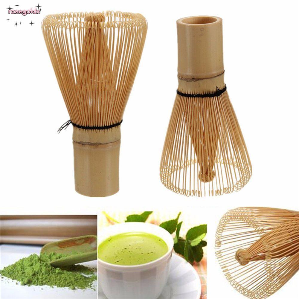 ROSEGOLDX 80 Fringe Bamboo Brush Home Kitchen Green Tea Matcha Bamboo Accessories
