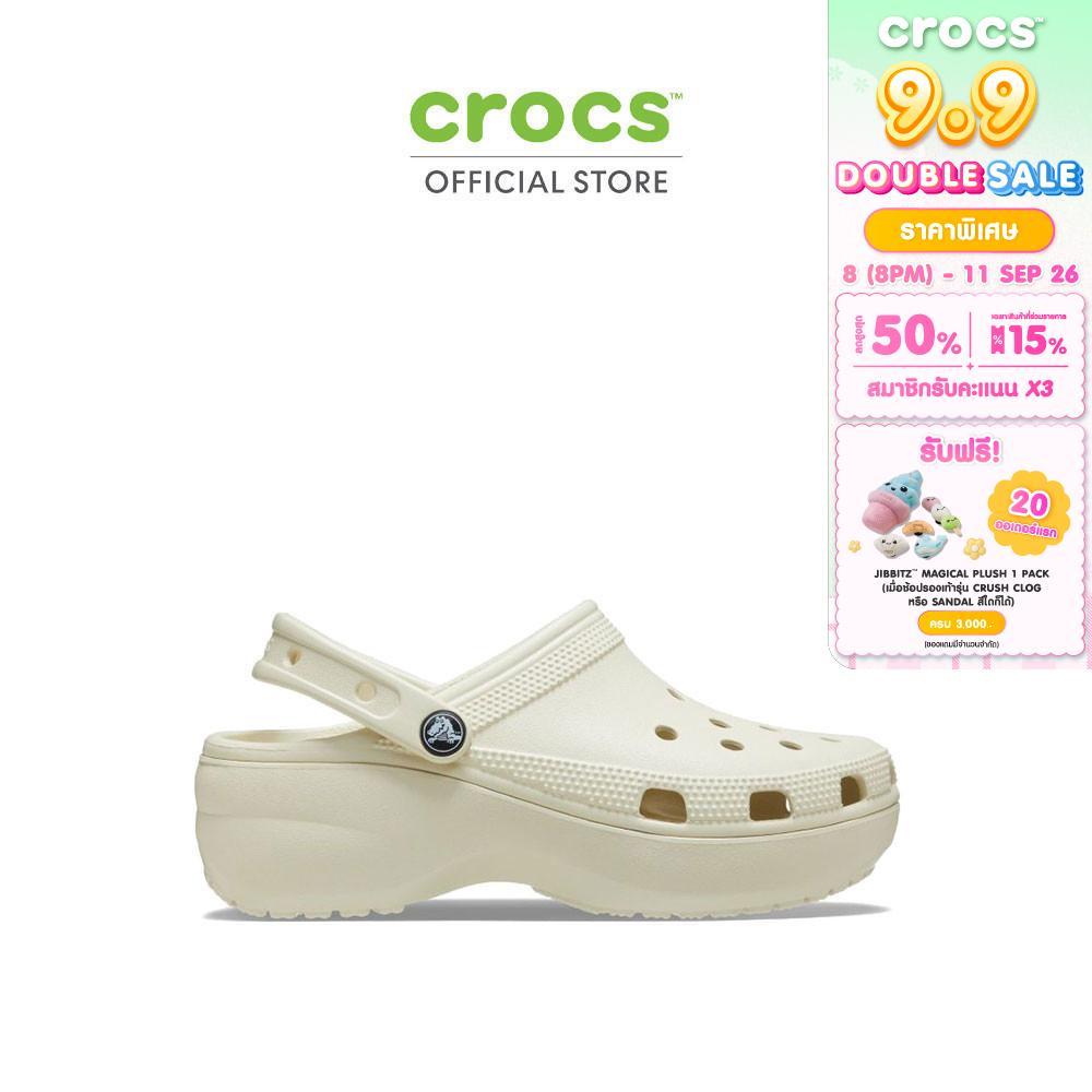CROCS รองเท้าลำลองผู้หญิง CLASSIC PLATFORM CLOG รุ่น 2067502Y2 - BONE