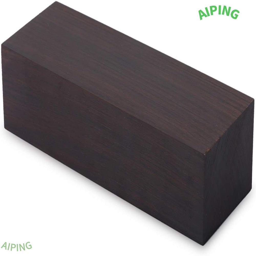 NG1ZX 4PCS Ebony Wood Lumber, 12 ซม.x 4 ซม.x 2.5 ซม.(4.72 * 1.57 * 0.98in) Ebony Handle Plate, Profe