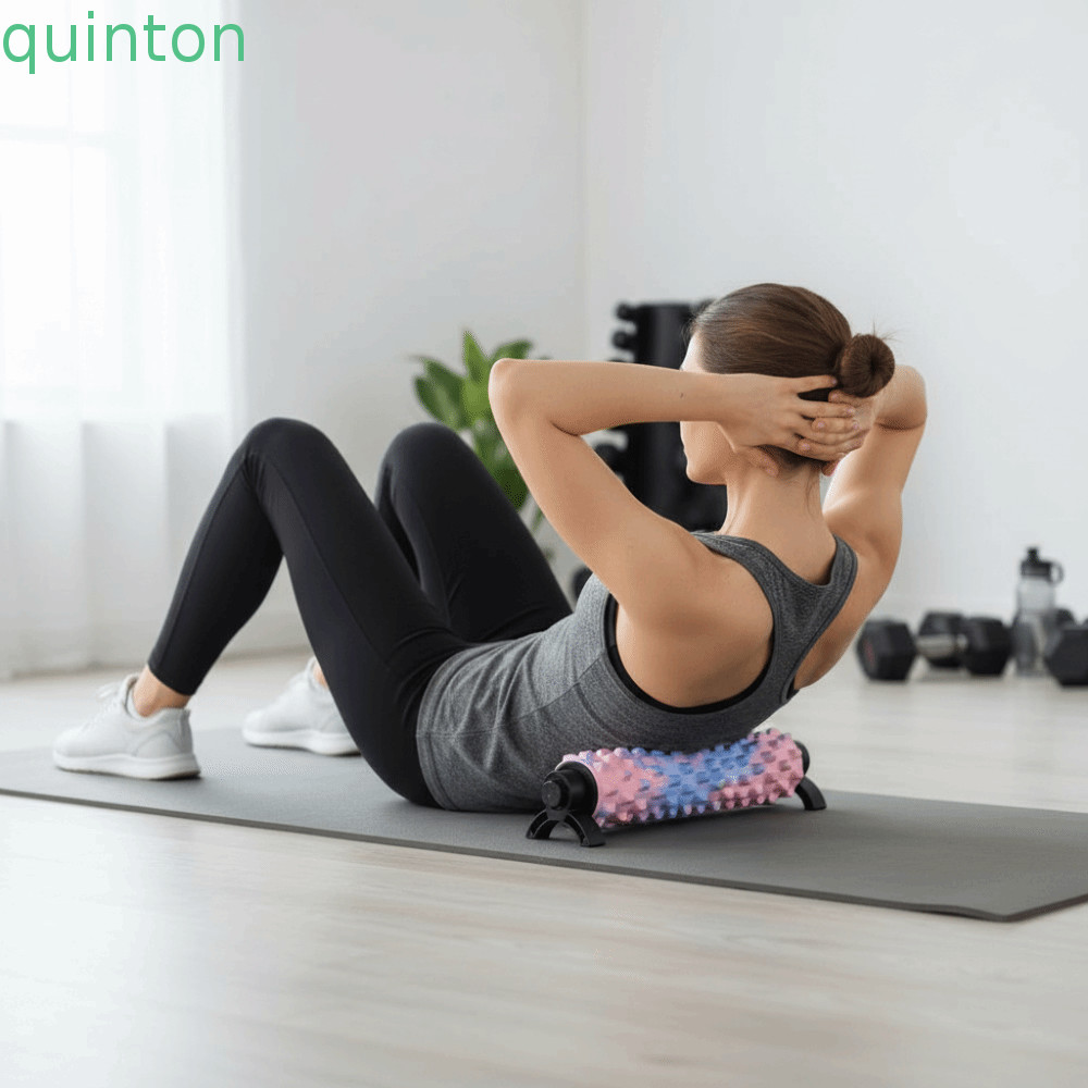 QUITON โฟมนวด Roller, วงเล็บที่ถอดออกได้กล้ามเนื้อผ่อนคลาย Body Foam Roller, ปวดหลังบรรเทาดูดถ้วย So