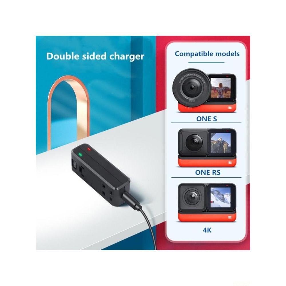 B03F สําหรับ 360 R แบตเตอรี่ Dual Fast Hub สําหรับ 360 R กล้องฐานแบตเตอรี่อุปกรณ์ชาร์จ