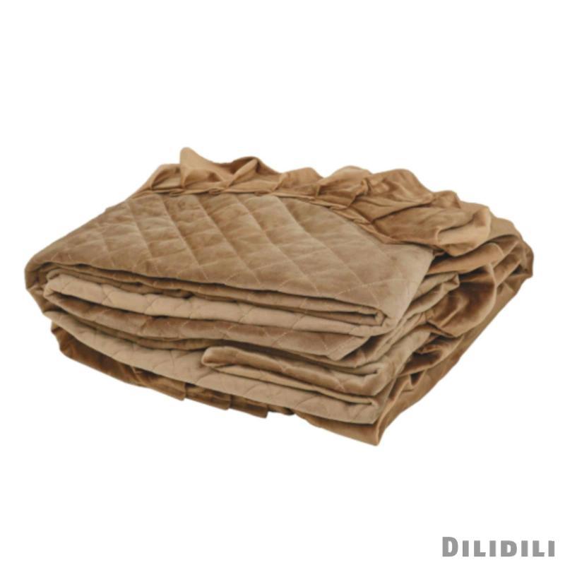 [Dilidili] Quilted Dutch Velvet Piano Dust Cover Protective Case for 88 Key Upright Piano Music Room
