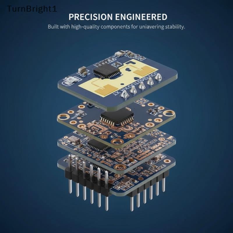 [TurnBright] LD2410C 24GHz Sensor Module Human Presence Radar Sensor Module FMCW LD2410 มิลลิเมตร Wa