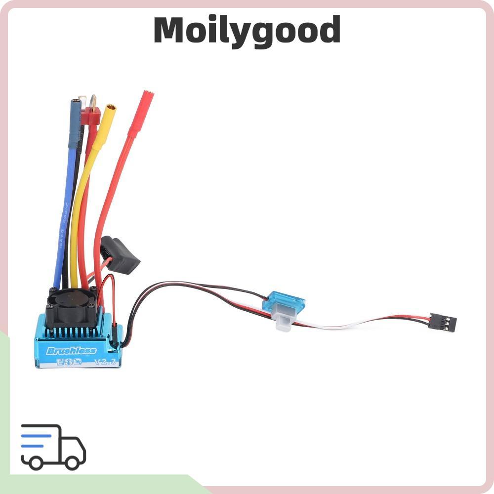 MOILYTH RC รถ Brushless ESC, 80A กันน้ํา Brushless ESC, อลูมิเนียมทนทาน RC Brushless ESC สําหรับ RC 