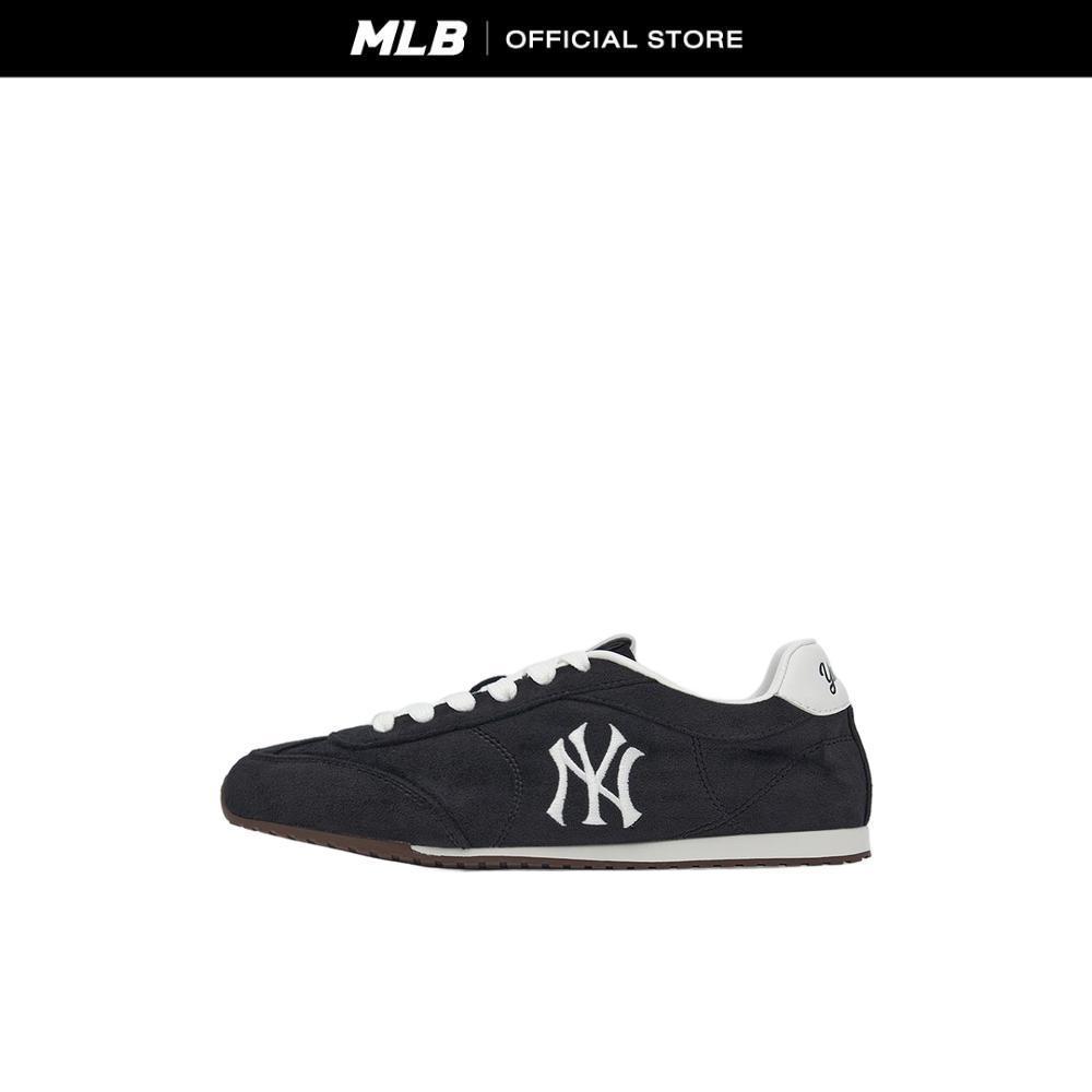 MLB รองเท้าผ้าใบ ยูนิเซ็กซ์ Base Low Sd (Suede) รุ่น 3ACVWL16N 50BKS สีดำ