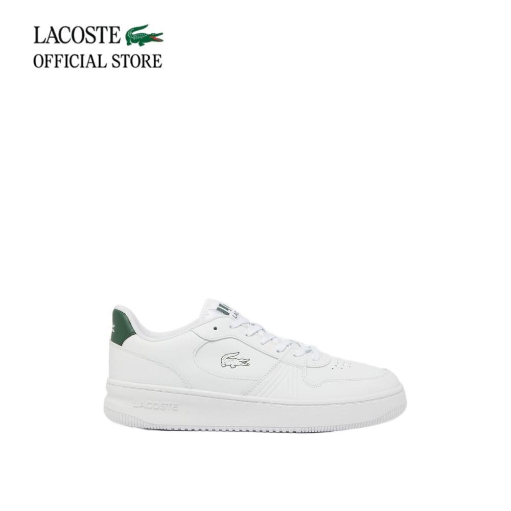 LACOSTE รองเท้าผ้าใบผู้ชาย MEN'S L001 SET LEATHER SNEAKERS รุ่น 48SMA0018 - WHITE